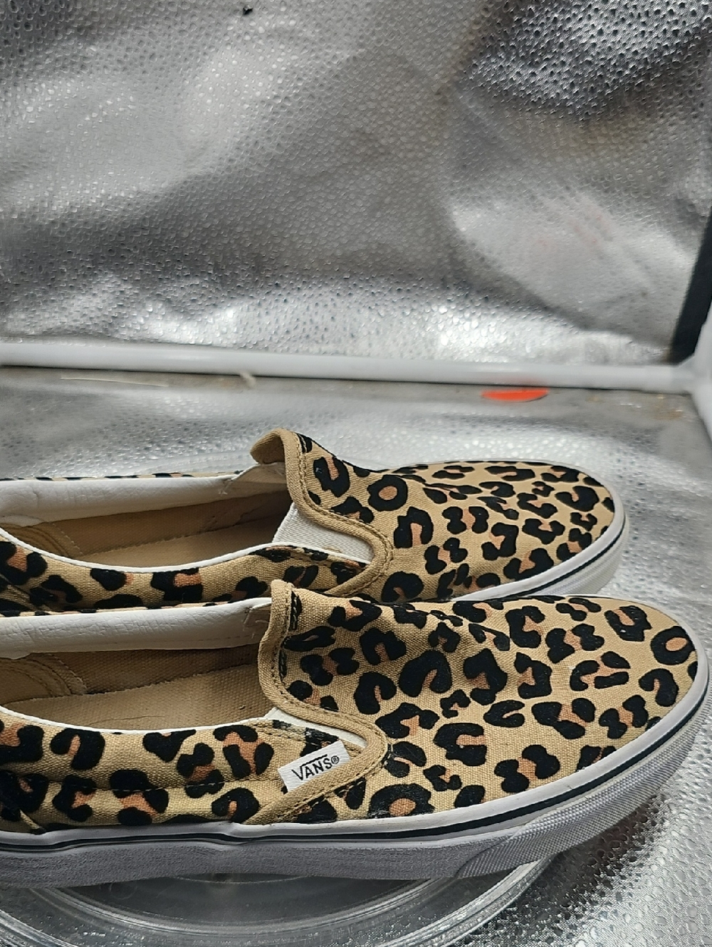 P Cheetah Print Womens Sz 6 Vans - Picture 5 of 6